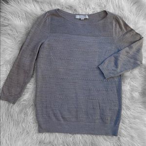 Loft boatneck Greige sweater